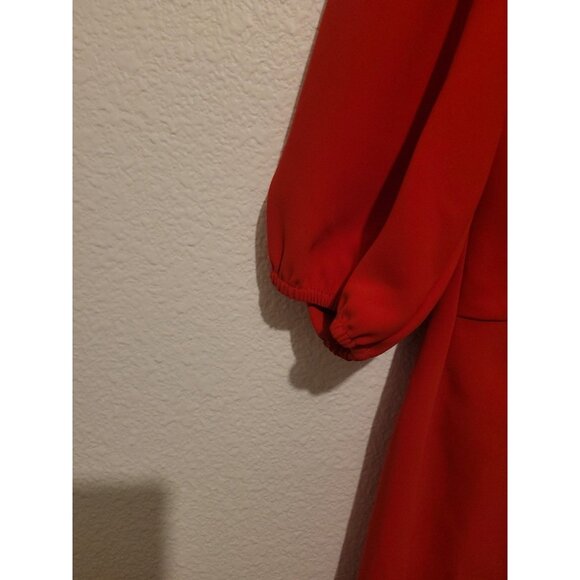 Amanda Uprichard Red Dress Women Size Small Timeless Classic Romantic - Picture 6 of 9